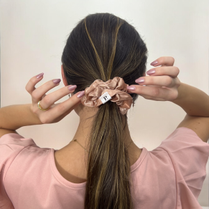 Mini scrunchies satín