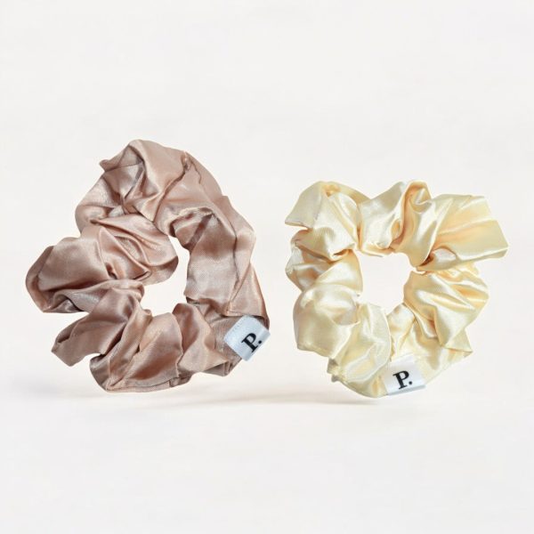 Mini scrunchies satín